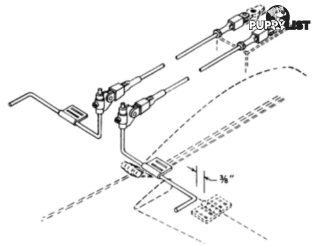 DUBRO STRIP AILERON LINKAGE  101 - DUBRO