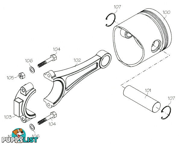 F1268 (YS ENGINE PART) INTAKE PIPE