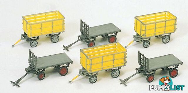 PREISER POSTAL CARTS AI2117112 TRAIN ACCESSORIES - PREISER