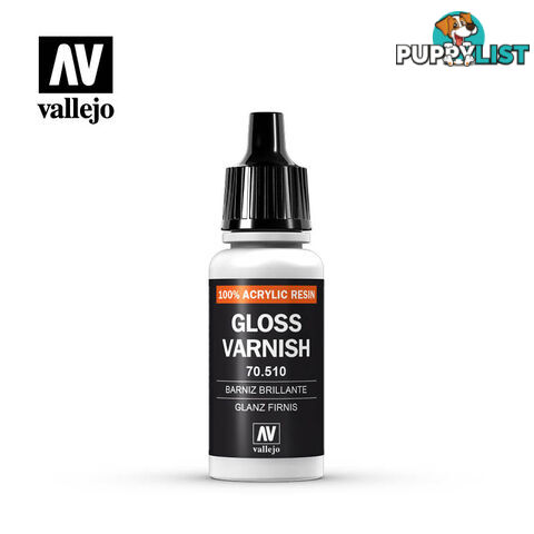 VALLEJO MODEL AIR ACRYLIC PAINT GLOSS VARNISH 70510 - VALLEJO