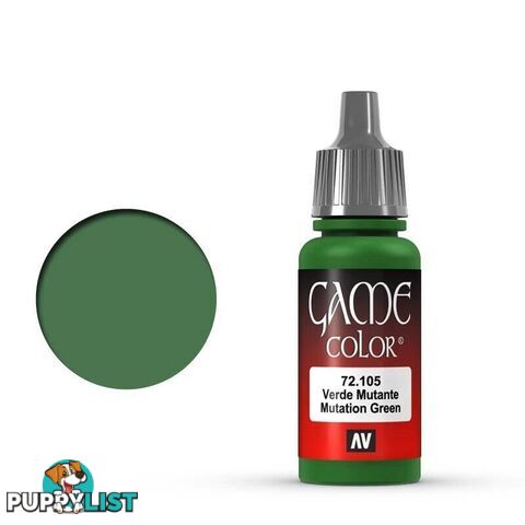 VALLEJO GAME 72105 Color Mutation Green 17ml Acrylic Paint