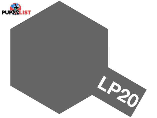 LP-20 TAMIYA LACQUER PAINT LIGHT GUN METAL 10ml - TAMIYA PAINTS &amp; Accessories