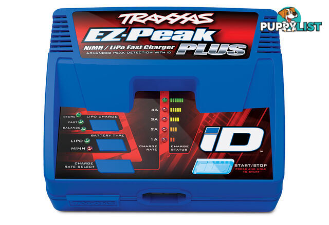 TRAXXAS EZ-PeakÂ® Plus 4-amp NiMH/LiPo Fast Charger with iDÂ® Auto Battery Identification SM382970AX - TRAXXAS PARTS