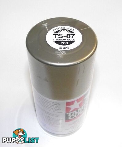 TS-87   TAMIYA ACRYLIC PAINT TITANIUM GOLD - TAMIYA PAINTS &amp; Accessories