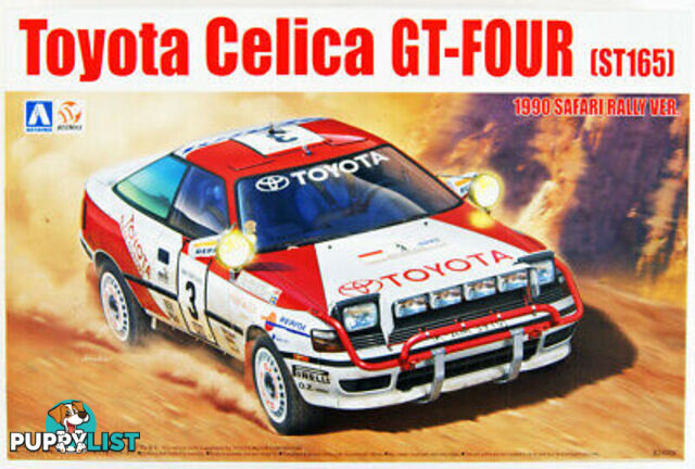 AOSHIMA 1/24 Toyota Celica GT-Four (ST165) 1990 Safari Rally Ver 097885 PLASTIC MODEL KIT - AOSHIMA