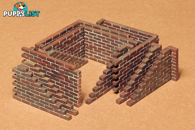 TAMIYA BRICK WALL  T35028  PLASTIC MODEL KIT - TAMIYA PLASTIC KITS