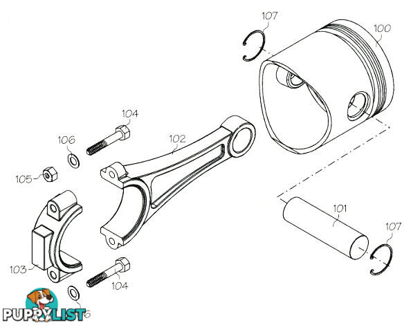 F1377 (YS ENGINE PART) AIR CHAMBER BRACKET 120AC