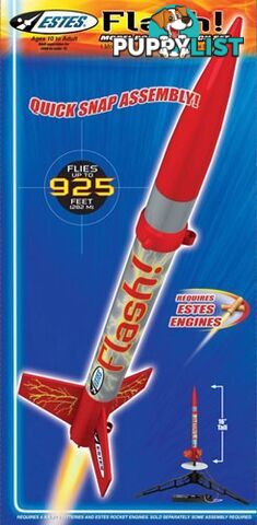 ESTES ROCKET LAUNCH SET KIT FLASH - Estes Rockets