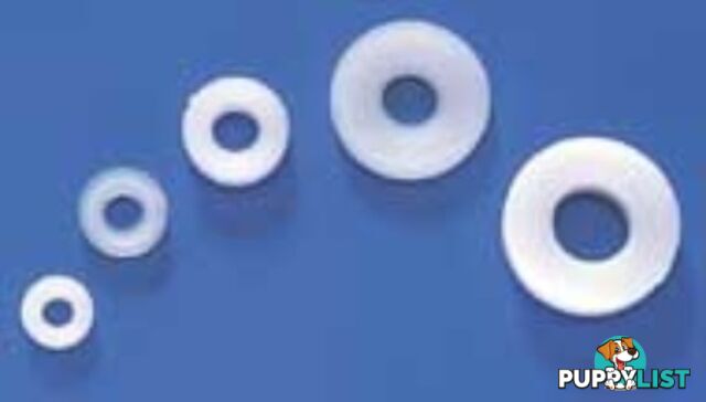 DUBRO 1/4-20 NYLON FLAT WASHER QTY8  639 - DUBRO