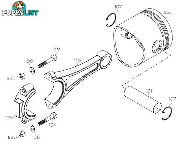 F1251 (YS ENGINE PART) REGULATOR SCREW SET