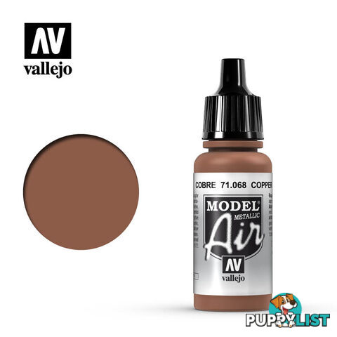 VALLEJO MODEL AIR ACRYLIC PAINT COPPER 71068 - VALLEJO