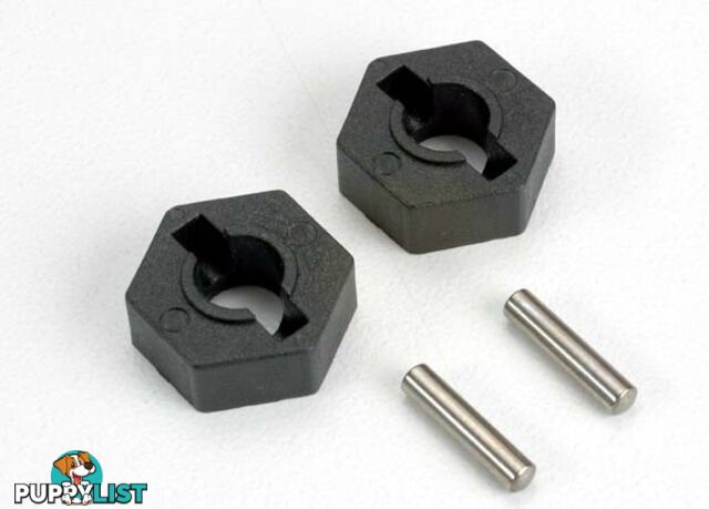 4954 (PART) TRAXXAS HEX WHEEL HUBS/AXLE PINS - TRAXXAS PARTS