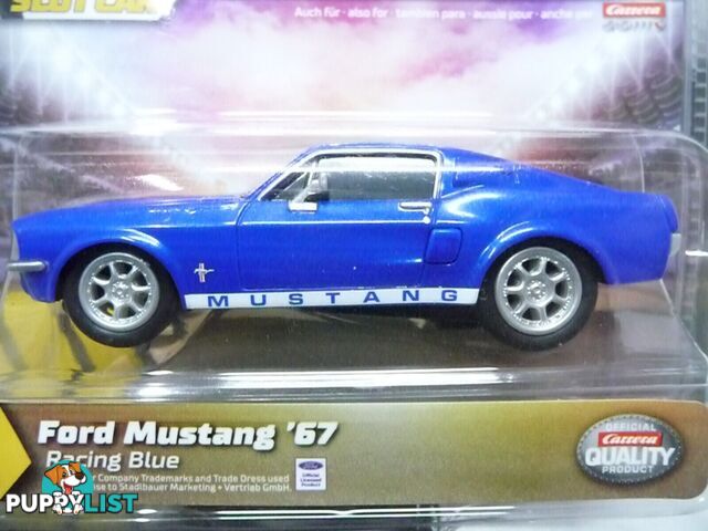 Carrera Go Ford Mustang 67 Racing Blue Scale 1:43 - CARRERA - Does not apply