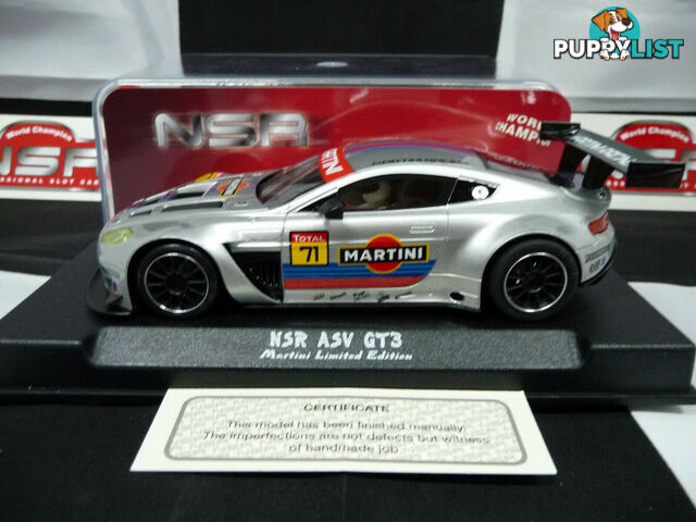 NSR 1:32 0171 ASV GT3 Martini Racing Grey No.71 slot car also suits  scalextric/carrera - NSR - Does not apply