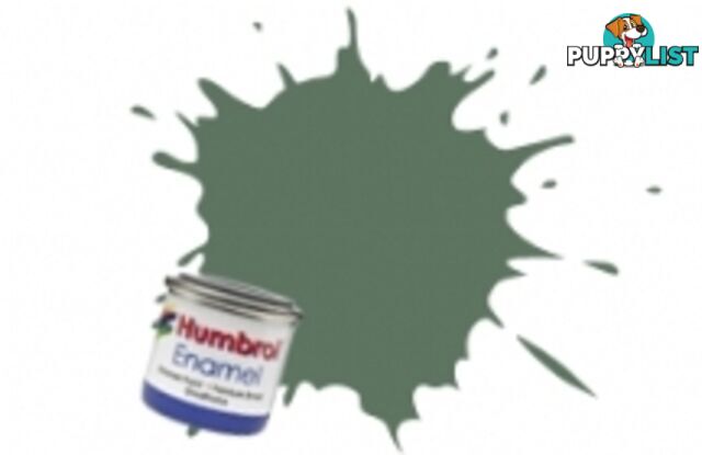 102   HUMBROL ENAMEL PAINT ARMY GREEN MATT - HUMBROL