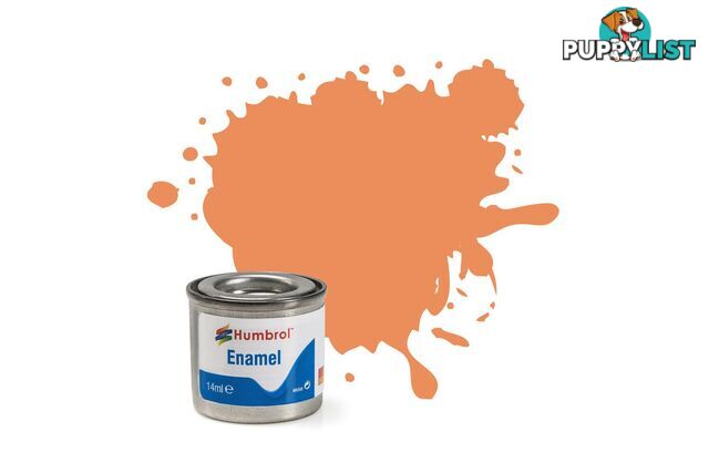 61   HUMBROL ENAMEL PAINT FLESH MATT - HUMBROL