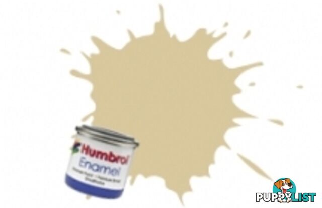 121   HUMBROL ENAMEL PAINT PALE STONE MATT - HUMBROL