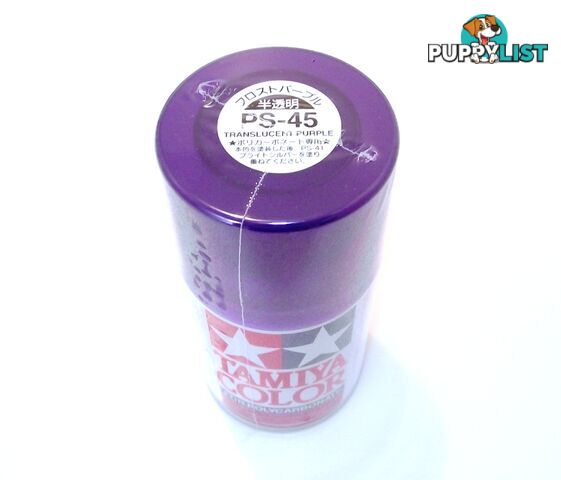 PS-45 TAMIYA POLYCARBONATE SPRAY PAINT  TRANS PURPLE - TAMIYA PAINTS &amp; Accessories