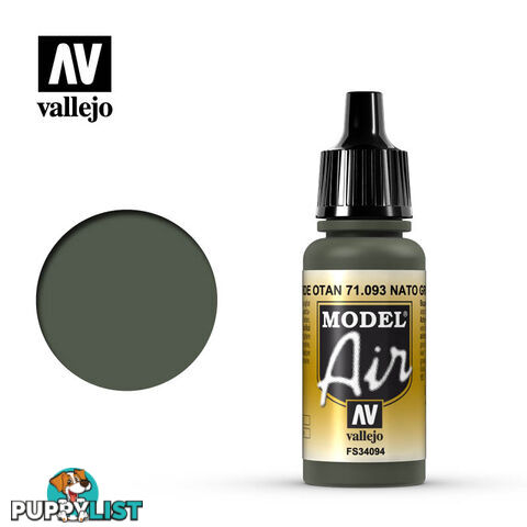 VALLEJO MODEL AIR ACRYLIC PAINT FIELD GREEN 71093 - VALLEJO