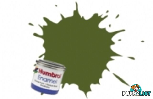 150   HUMBROL ENAMEL PAINT FORSET GREEN MATT - HUMBROL