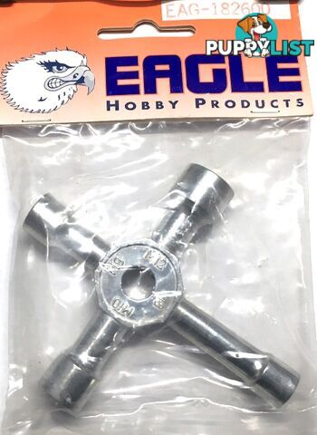 EAGLE WRENCH 4WAY METRIC SHORT 182600