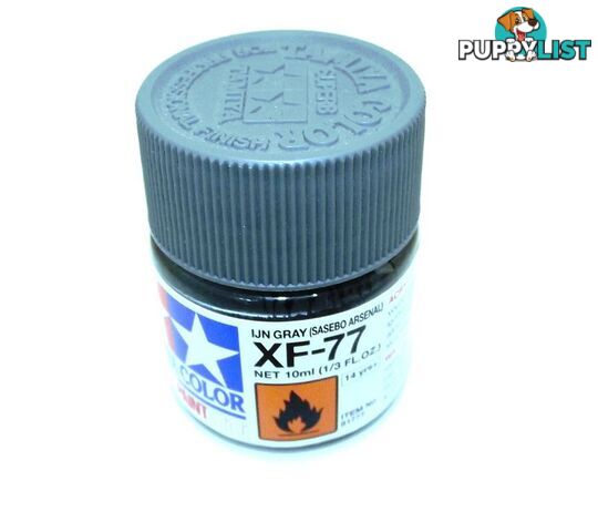 XF-77   TAMIYA ACRYLIC PAINT FLAT IJN GREY S - TAMIYA PAINTS &amp; Accessories