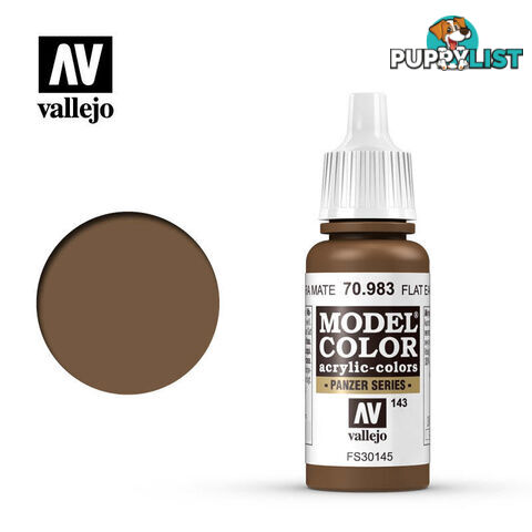 VALLEJO MODEL COLOR FLAT EARTH 17ML AV70983 - VALLEJO