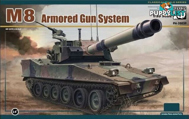 PANDA 1/35 M8 Armored Gun System 35039 Plastic Model Kit - PANDA