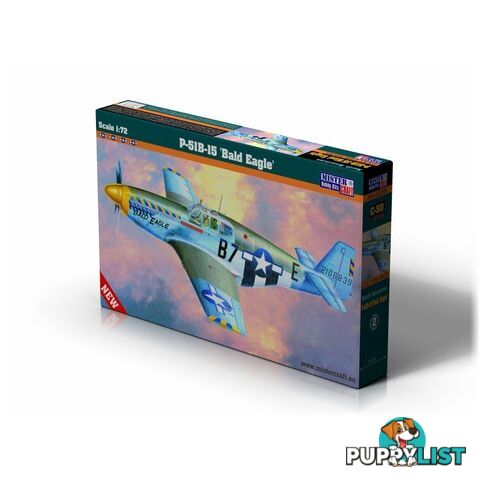 MISTERCRAFT 1/72 P-51 B-15 HMMSCC54 PLASTIC MODEL KIT - MISTERCRAFT