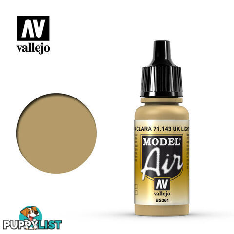 VALLEJO MODEL AIR ACRYLIC PAINT UK KIGHT STONE 71143 - VALLEJO