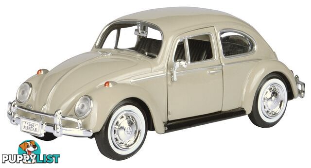 MOTORMAX 1/24  1966 VW TYPE 1 CLASSIC BEETLE DIECAST MX73223 - MOTORMAX