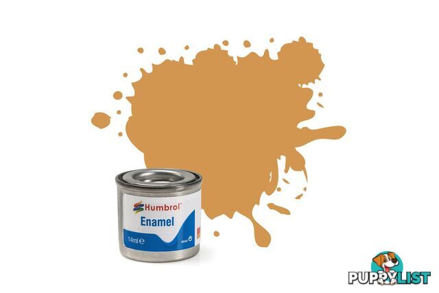 63   HUMBROL ENAMEL PAINT SAND MATT - HUMBROL