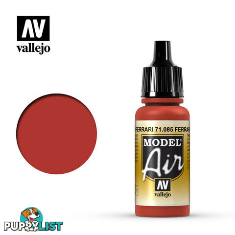 VALLEJO MODEL AIR ACRYLIC PAINT ITALIAN RED 71085 - VALLEJO