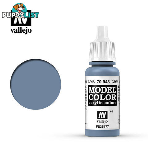 VALLEJO MODEL COLOR GREY BLUE 17ML AV70943 - VALLEJO