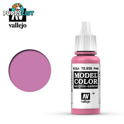 VALLEJO MODEL COLOR PINK 17ML AV70958 - VALLEJO