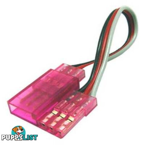 TY1 SERVO EXTENSION LEAD 600MM PINK TY405460P 60 STRAND GOLD PIN - TY1