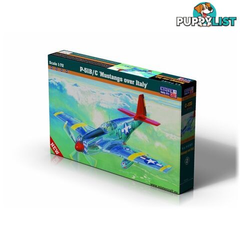 MISTERCRAFT 1/72 P-51 B-7 HMMSCC105 PLASTIC MODEL KIT - MISTERCRAFT