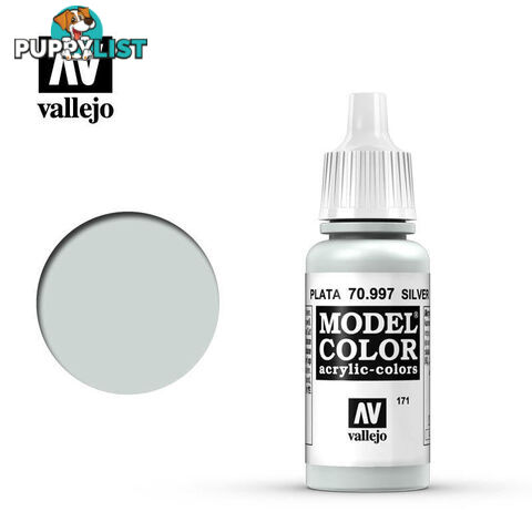 VALLEJO MODEL COLOR METALLIC SILVER AV70997 - VALLEJO