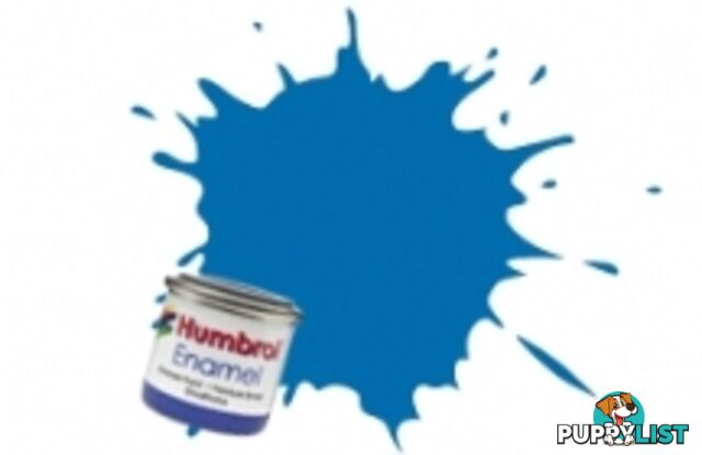 52   HUMBROL ENAMEL PAINT BALTIC BLUE METAL - HUMBROL