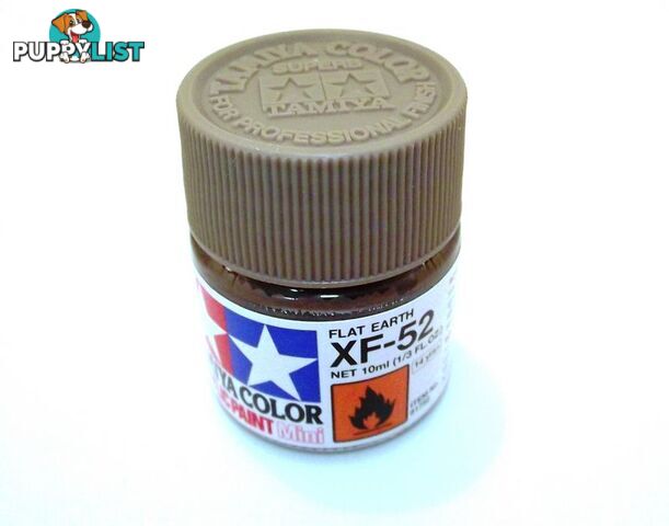 XF-52   TAMIYA ACRYLIC PAINT FLAT EARTH - TAMIYA PAINTS &amp; Accessories