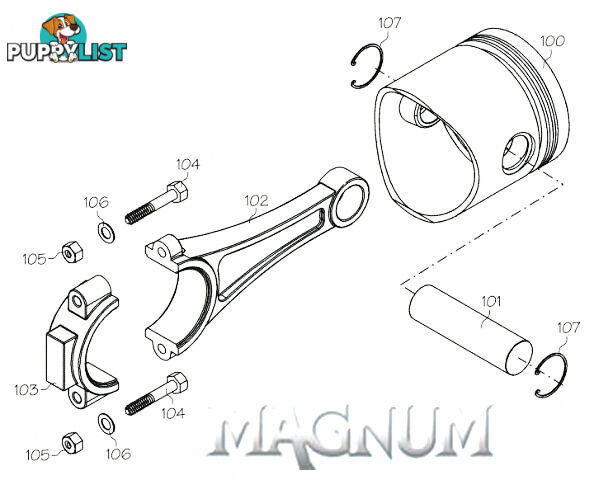 6816 (MAGNUM ENGINE PART) CARB O-RING