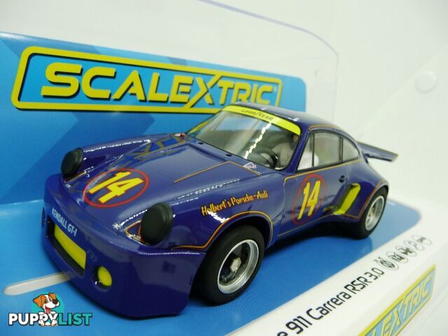 Scalextric C4241 Porsche 911 Carrera RSR Trans Am 1974 Al Holbert slot car also suits Carrera - SCALEXTRIC - Does not apply