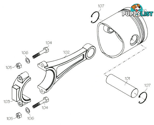 F1217 (YS ENGINE PART) E RING SET