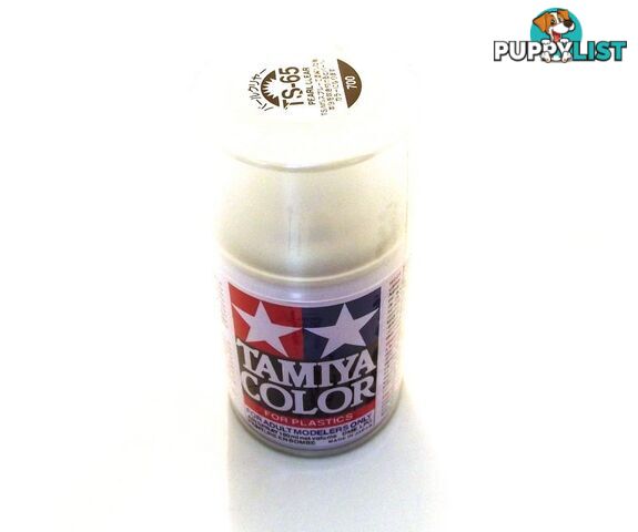 TS-65   TAMIYA ACRYLIC SPRAY PAINT  PEARL CLEAR - TAMIYA PAINTS &amp; Accessories