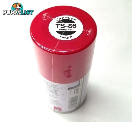 TS-86   TAMIYA ACRYLIC SPRAY PAINT  BRILLIANT RED - TAMIYA PAINTS &amp; Accessories