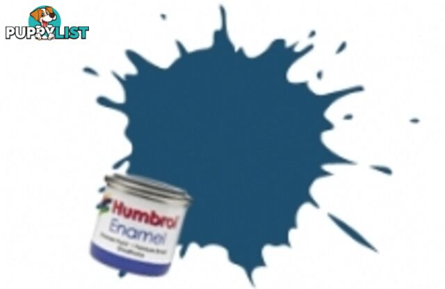 104   HUMBROL ENAMEL PAINT OXFORD BLUE MATT - HUMBROL