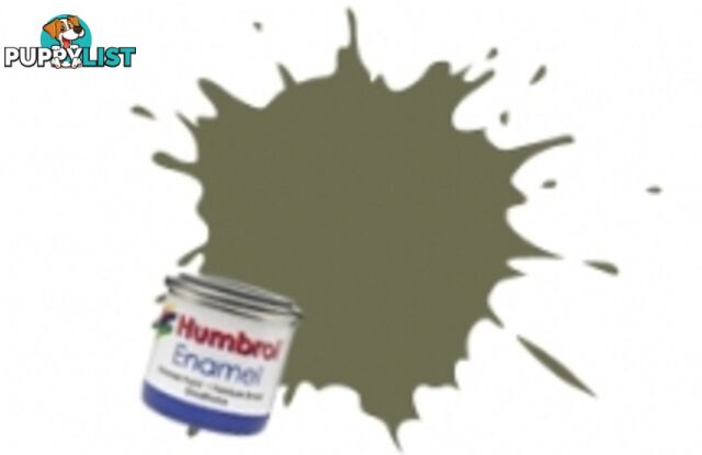 226   HUMBROL ENAMEL PAINT INTERIOR GREEN MATT - HUMBROL