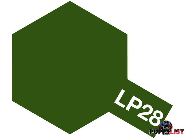 LP-28 TAMIYA LACQUER PAINT OLIVE DRAB 10ml - TAMIYA PAINTS &amp; Accessories