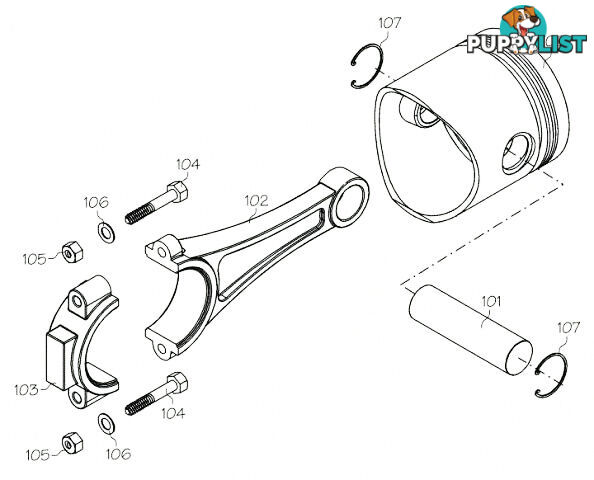 G1070 (YS ENGINE PART) REGULATOR BODY B FZ70S