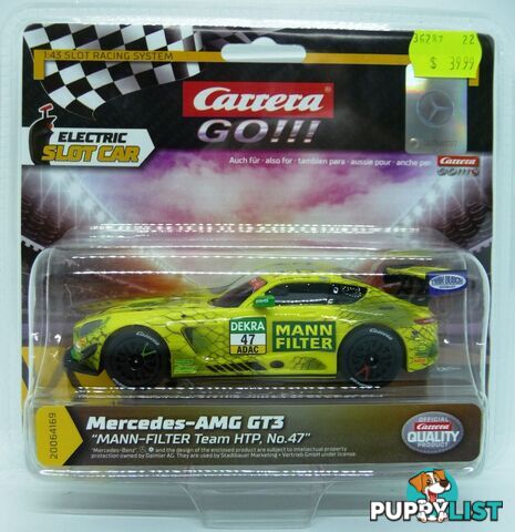 CARRERA GO Mercedes AMG GT3 Mann Filter Team HTP  47 - CARRERA - Does not apply